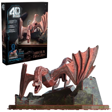 4D Build, House of the Dragon Caraxes 3D Puzzle Model Kit