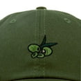 thumbnail image 2 of Dalix Olive Embroidered Cap Cotton Baseball Cute Cool Dad Hat Womens in Olive, 2 of 5