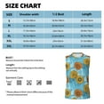thumbnail image 6 of Pofeuu Sunflowers Print Men's Muscle T-Shirt, Sleeveless, Muscle Tank, Classic Muscle Tee Top For Men Casual Sleeveless Muscle T-Shirt Trendy Clothes-X-Large, 6 of 7