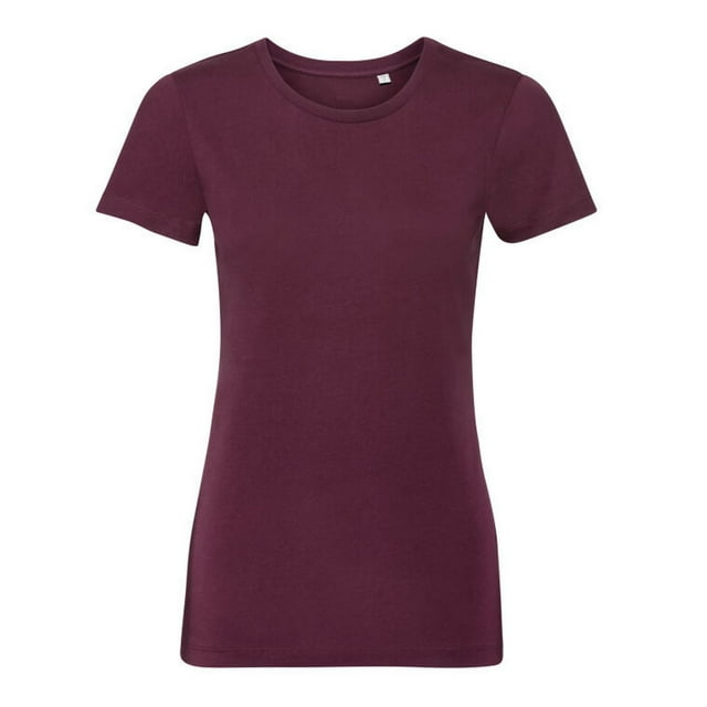 Russell T-Shirt à Manches Courtes Biologique pour Femmes