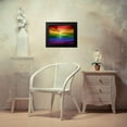 thumbnail image 4 of Olsen, Maggie 18x15 Black Modern Framed Museum Art Print Titled - Rainbow Sunset, 4 of 5