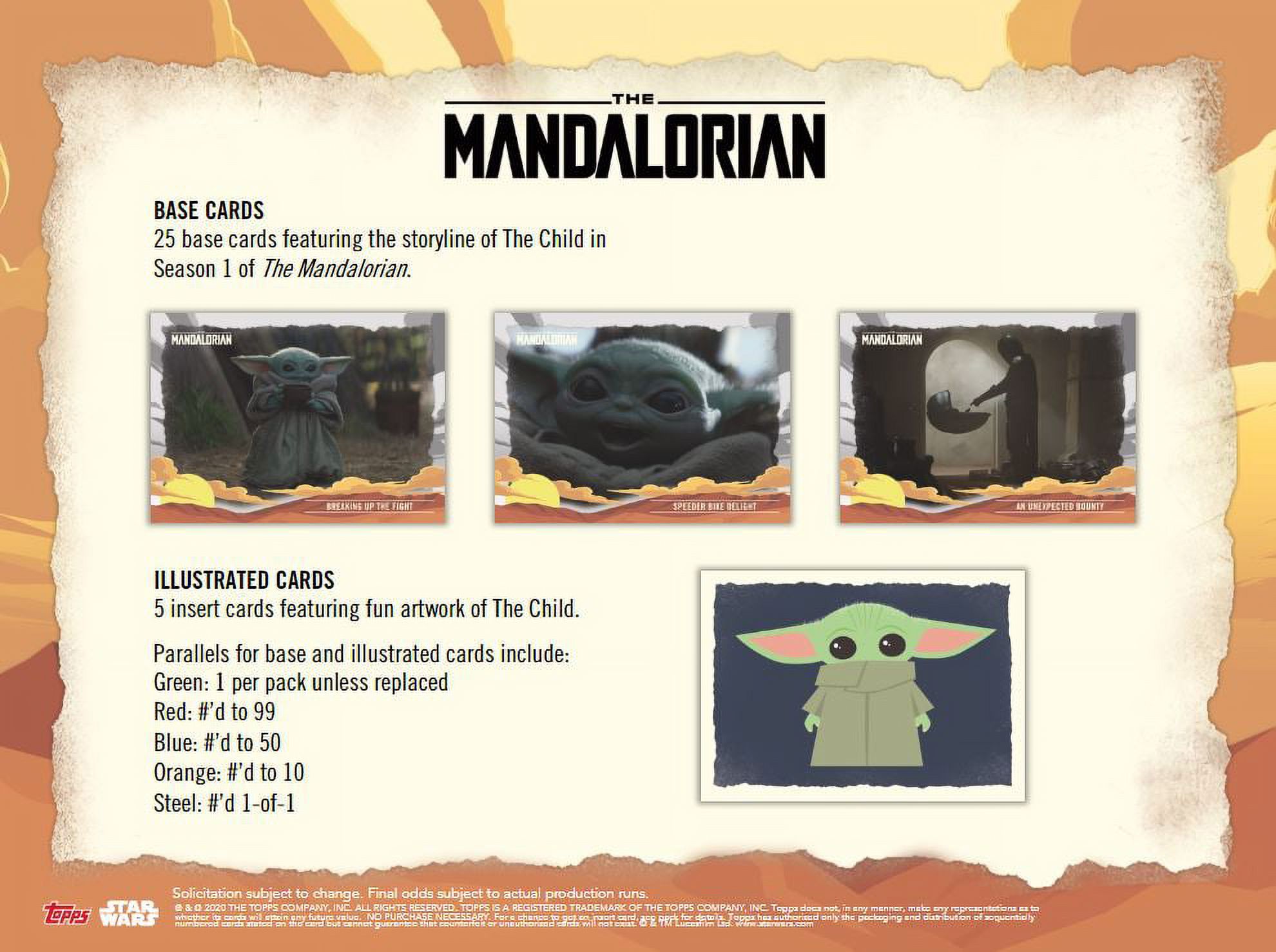 Topps the Mandalorian: Journey of the Child Star Wars Trading Cards Blaster Box- Featuring Baby Yoda - image 2 of 3
