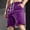 (Casual 191)Purple, variant on Casual Shorts for Men Solid Color Breeches Summer Fashion Sports Loose Breathable Quickdrying Five Quarter Short Pants
