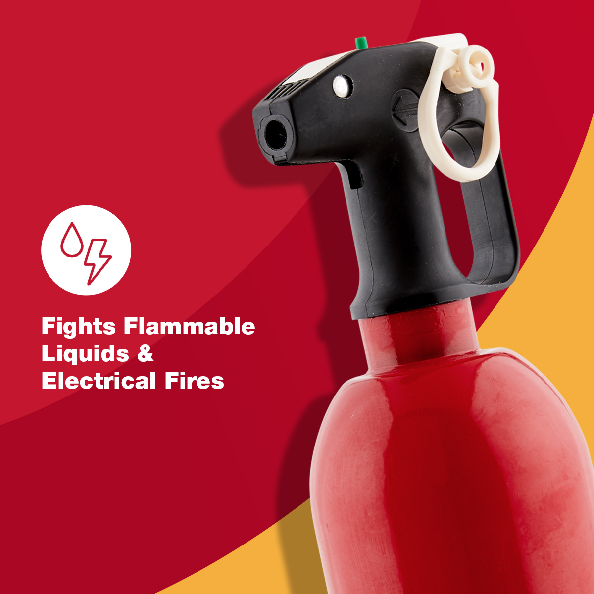 First Alert AUTO5 Car Fire Extinguisher UL rated 5-B:C, Red - image 3 of 6