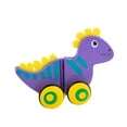thumbnail image 2 of Purple Dinosaur Snail Hand Push Tractor Pull Cord Rope Infant 0-1-2-3 Years Old Walker Toy, 2 of 7