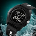 thumbnail image 4 of Digital Multifunctional Mens Outdoor Sports Watch Waterproof Watch with Alarm Stopwatch Countdown Timer Backlight Military Style Wristwatch for Hiking Camping Running Climbing Fishing, 4 of 6