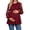 Wine, variant on Maternity Peplum Tops for Women Floral Lace Patchwork Ribbed Knit Pregnancy Blouse Round Neck Long Sleeve Swing Tunic Shirt for Fall Winter Daily Wear