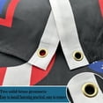 thumbnail image 5 of Bandera 2024 de doble cara, 3 capas, para exteriores, resistente a los rayos UV, resistente a la decoloración, adecuada para interiores y exteriores, 90 x 150 cm, 5 of 5