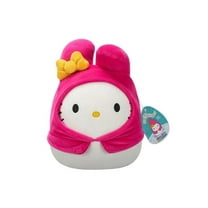 Squishmallows 8" Hello Kitty with My Melody Hoodie