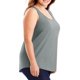 thumbnail image 4 of Camisas para mujer,Camisola de verano para mujer, camiseta informal de color liso, cuello redondo, corte holgado, poliéster, para usar en casa, sopatenor, 4 of 8