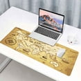 thumbnail image 2 of Map Large Mouse Pad 31.5x11.8 Inches Medieval Vintage Treasure Map Compass Wooden Ship Pattern Printed Game Mouse Pad for Gaming Home Office BDXTMN230, 2 of 5