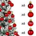 thumbnail image 1 of Christmas Ornament 3cm Bright Shatterproof Hanging Ornament Suitable For Christmas Tree Garland Tabletop Arch Glass Beads Winter Garland for Stairs round Stained Glass Window Panel Window Hanging, 1 of 3
