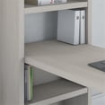 thumbnail image 3 of Echo 56W Bookcase Desk in Gray Sand - Engineered Wood, 3 of 7