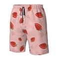 thumbnail image 5 of Naloa Strawberry Men's Beach Shorts, Surfing shorts, Swim trunks, Quick Dry Swim Trunks for Surfing Beach Fun - XX-Large, 5 of 9
