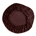 thumbnail image 5 of Meitianfacai Stretchable Chair Seat Covers - Soft Fabric Slipcovers for Dining and Office Chairs (Brown), 5 of 5