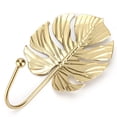 thumbnail image 2 of Metal Hook Creative Mini Hanger Golden LeafShaped Functional Stylish Convenient for Closet Door(7.5x12x5cm ), 2 of 14