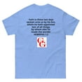 thumbnail image 2 of Love is in the Heir Unisex classic tee (Carolina Blue, S), 2 of 2