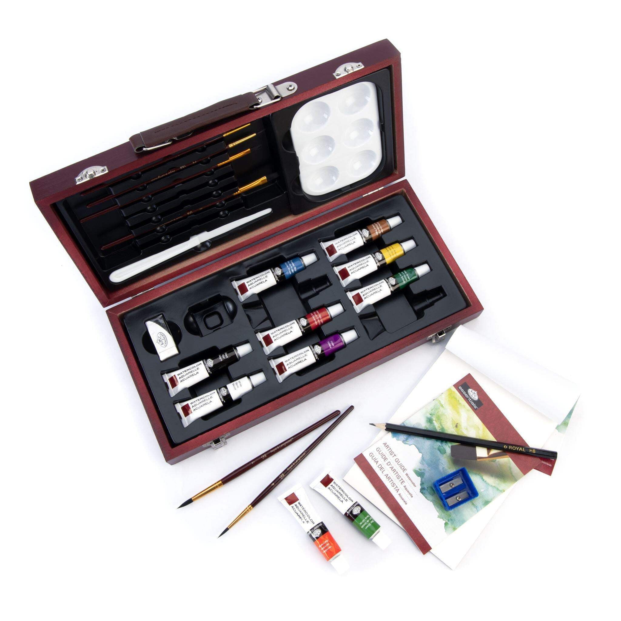 Royal & Langnickel Essentials™ 24pc Watercolor Painting Travel Art Set
