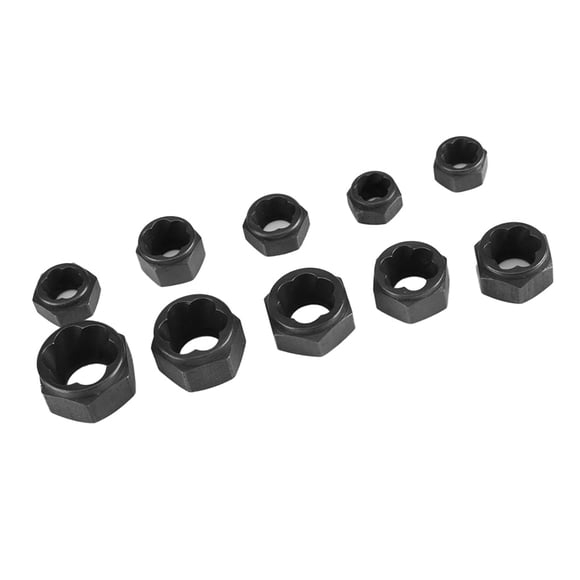 Scienceny Extractor de pernos y tuercas de 10 piezas con caja de almacenamiento Kit de extractor de tornillos de varios tamaños Herramienta de Herramientas y ferretería