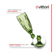 thumbnail image 4 of Juego de 6 Copas de Cristal Labrado Vintage, Copas de Vino y Champagne, Color Olivo, 170 ml, 4 of 5
