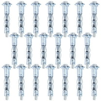 Masteelf 20 Pcs Heavy Plasterboard Expansion Bolt Wall Anchor Screws 5X1.5CM