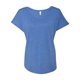 thumbnail image 1 of NEXT LEVEL APPAREL 6760 Lady Tri-Blend Dolman Camiseta Vintage Royal44 ExtraS Ropa de siguiente nivel 6760, 1 of 1