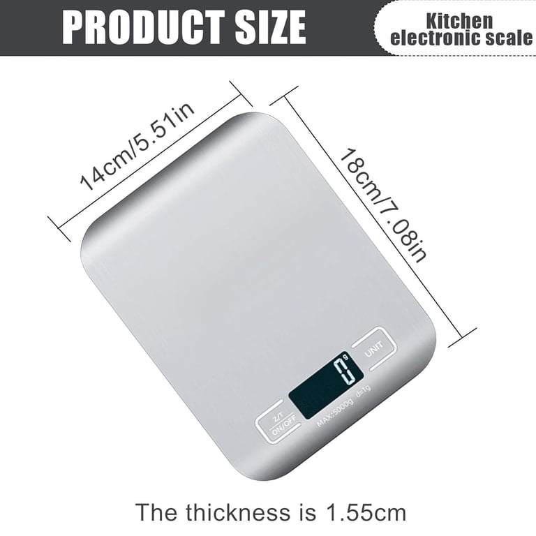 Cowin Digital Food Scale with 5-Unit Display photo 2