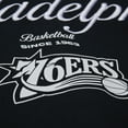 thumbnail image 6 of Men's Mitchell & Ness Black Philadelphia 76ers Hardwood Classics Camp Shirt, 6 of 7