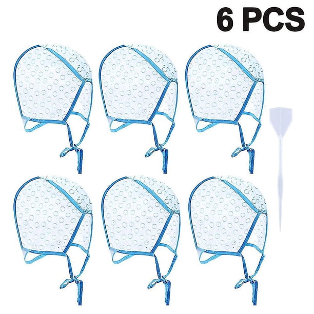 6 piezas de gorro basculante, gorro para resaltar el cabello, coloración del cabello en salón