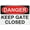 Warning Sign 1, variant on Metal Hanging Plate Horizontal Sign LIQUID NITROGEN, Waterproof, Fade and Scratch Resistant, safety signs, equipment Warning signs, etc - DANGER SIGN Style 20x30cm