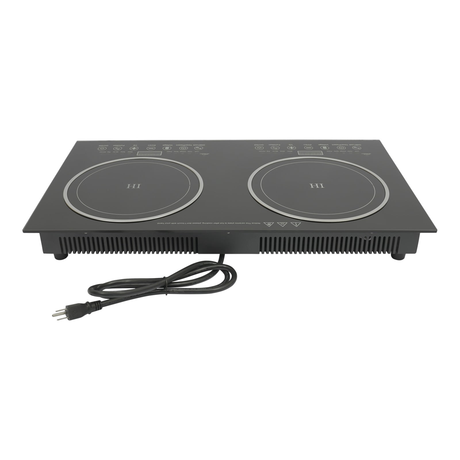 Tabletop & Embedded Dual Induction Cooktop - 110V US Plug, Perfect for Boiling Stewing Stir-Frying