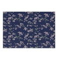 thumbnail image 1 of Japanese Cutting Board, Blooming Sakura Cherry Branches Chinese Oriental Kimono Pattern, Decorative Tempered Glass Cutting and Serving Board, Small Size, Purple Rose Fern Green, by Ambesonne, 1 of 1
