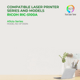 thumbnail image 2 of TCT 5100A Toner Cartridge 2 Pack - Premium Compatible Replacement for Aficio 5100A 402877 Black, 2 of 6