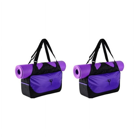 2X Yoga Bag Travel Bag Large Capacity Mat Backpack Gym Bag Yoga Bag