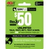 Tracfone Wireless Simple Mobile Unlimited Talk & Text with 3 GB Of Data