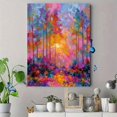 thumbnail image 4 of Abstract Forest Canvas Wall Art, Colorful Tree Print for Living Room, Bedroom, Dining Room, Home Office and Hallway Decor, 4 of 8