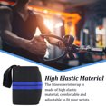 thumbnail image 3 of Xingzhi Attelle de Poignet Croix Optimale Entraînement Physique Sangle de Pouce Support de Main Bande de Compression Résistante à la Transpiration Bracelets Professionnels Bleu, 3 of 4
