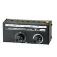 thumbnail image 1 of Audio Switcher 6 In 1 Out Audio Signal Selection Switch Sound Channel Stereo with Volume Control, 1 of 8