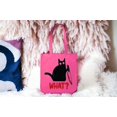 thumbnail image 3 of Canvas Tote Bags, Black Cat Tote Bag, Cloth Bags With Handles, Vintage Inspired Cat Tote, Canvas Tote Bags for Women, 3 of 5