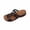 Black, variant on Womens Sandals Wedge Platform Slides Summer Beach Shoes Geometric Cutout Metal Buckle Decor Slip On Open Toe Outdoor Fashion Breathable Lightweight Footwear