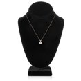 thumbnail image 5 of 14K Solid Yellow Gold Pendant Necklace | Round Cut Cubic Zirconia Solitaire | 1.5 Carat | 16 Inch .60mm Box Link Chain | With Gift Box, 5 of 8