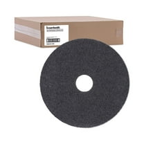 Boardwalk Standard High Performance Stripping Floor Pads 17" Diameter Black 5/Carton 4017HIP
