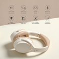 thumbnail image 2 of Edifier WH700NB Wireless Active Noise Cancellation Over-Ear Headphones, Bluetooth 5.3 Foldable Lightweight Headset, Dual Device Connection, 68-Hour Battery Life, for Travel, Home Office - Ivory, 2 of 5