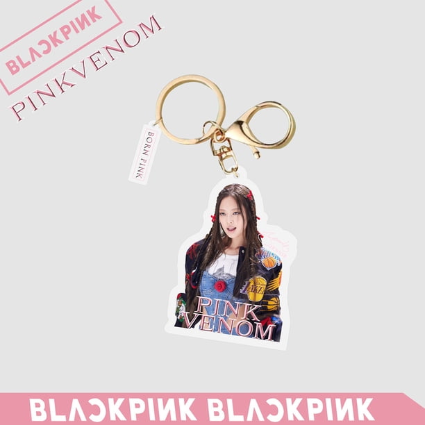 JISOO Keychain BLACKPINK Nuevo Llavero Acrílico Colgante Con El Mismo Estilo Alrededor