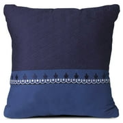 Sumatra Blue Square Decorative Pillow