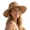khaki, variant on Sun Hat Panama Fedora Straw Beach Hat with Wind Lanyard UPF | Packable for Travel, Hidden Hook and Loop Fit, Breathable Sweatband, Ideal for Summer Pool, Hiking & Gardening