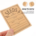thumbnail image 5 of KAKOWELY 50Pcs Seed Envelopes Paper Envelopes Seed Packets Paper Envelopes Money Envelopes,4.72"X3.15"(LxW), 5 of 5