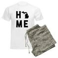 thumbnail image 6 of CafePress - Michigan Home Men's Light Pajamas - Men's Light Loose Fit Cotton Pajama Set, 6 of 7