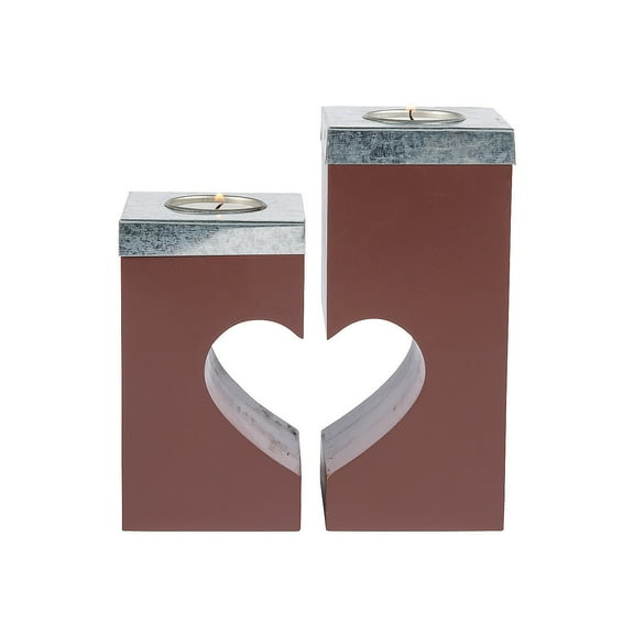 Heart Shaped Unity Set - Home Decor - 2 Pieces