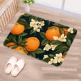 thumbnail image 5 of Tangerine Non-Slip Polyester Chair Mat Kitchen Rug Office Mat Machine Washable, 5 of 6